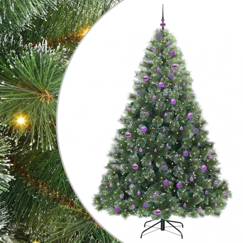 Mākslīgā Ziemassvētku Eglīte Su 300 Led Zaļa 240 Cm Pe Un Pvc Vidaxl
