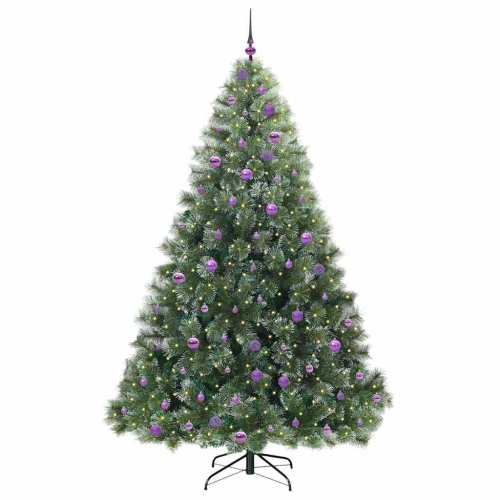 Mākslīgā Ziemassvētku Eglīte Su 300 Led Zaļa 240 Cm Pe Un Pvc Vidaxl