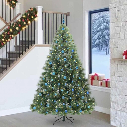 Mākslīgā Ziemassvētku Eglīte Su 300 Led Zaļa 240 Cm Pe Un Pvc Vidaxl