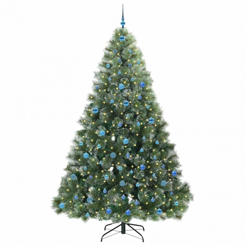Mākslīgā Ziemassvētku Eglīte Su 300 Led Zaļa 240 Cm Pe Un Pvc Vidaxl