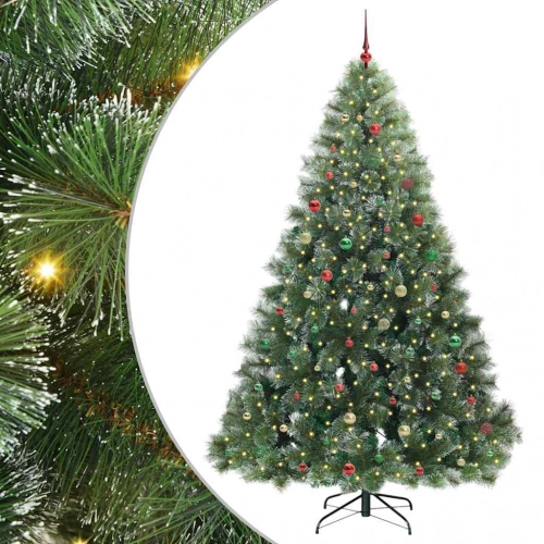 Mākslīgā Ziemassvētku Eglīte Su 300 Led Zaļa 240 Cm Pe Un Pvc Vidaxl