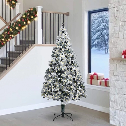 Mākslīgā Ziemassvētku Eglīte Su 300 Led Zaļa 240 X 150 Cm Vidaxl