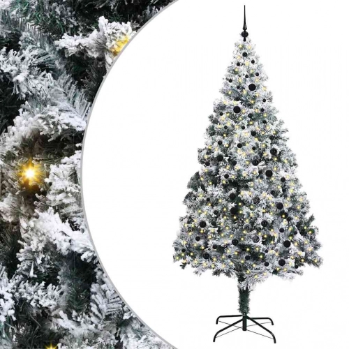 Mākslīgā Ziemassvētku Eglīte Su 300 Led Zaļa 240 X 150 Cm Vidaxl