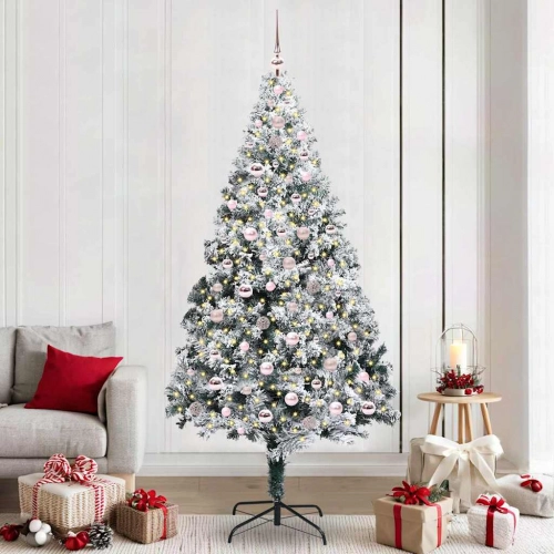 Mākslīgā Ziemassvētku Eglīte Su 300 Led Zaļa 240 X 150 Cm Vidaxl