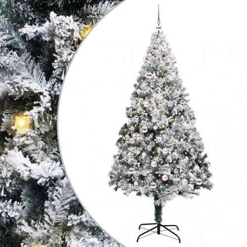 Mākslīgā Ziemassvētku Eglīte Su 300 Led Zaļa 240 X 150 Cm Vidaxl