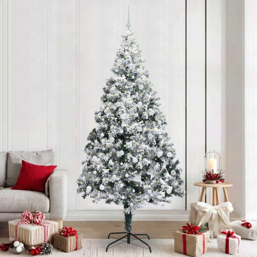 Mākslīgā Ziemassvētku Eglīte Su 300 Led Zaļa 240 X 150 Cm Vidaxl
