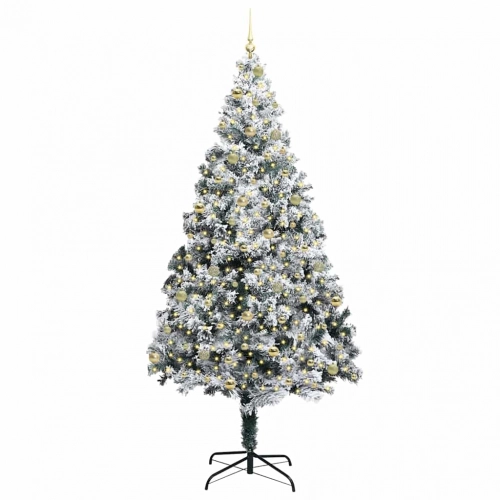 Mākslīgā Ziemassvētku Eglīte Su 300 Led Zaļa 240 X 150 Cm Vidaxl