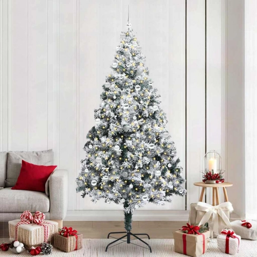 Mākslīgā Ziemassvētku Eglīte Su 300 Led Zaļa 240 X 150 Cm Vidaxl
