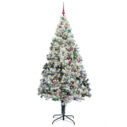 Mākslīgā Ziemassvētku Eglīte Su 300 Led Zaļa 240 X 150 Cm Vidaxl