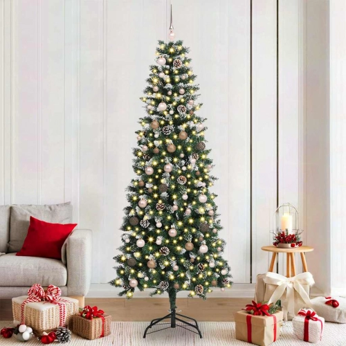 Mākslīgā Ziemassvētku Eglīte Su 300 Led Zaļa 86 X 86 X 210 Cm Vidaxl