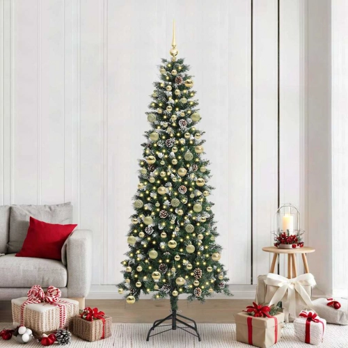Mākslīgā Ziemassvētku Eglīte Su 300 Led Zaļa 86 X 86 X 210 Cm Vidaxl