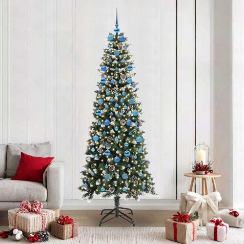 Mākslīgā Ziemassvētku Eglīte Su 300 Led Zaļa 86 X 86 X 210 Cm Vidaxl
