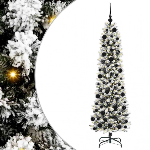 Mākslīgā Ziemassvētku Eglīte Su 300 Led Zaļš Un Balts 180 Cm Vidaxl