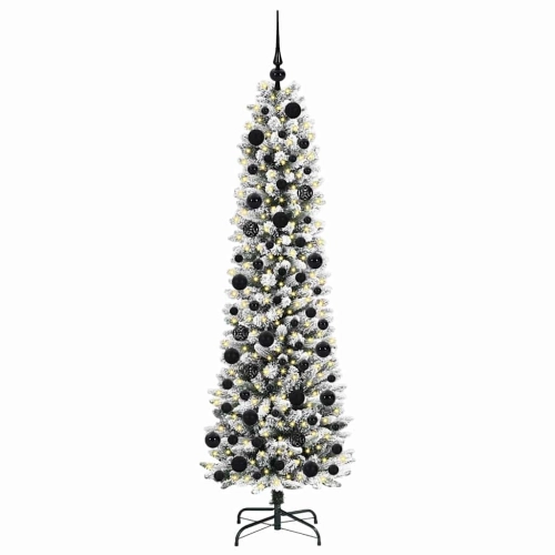 Mākslīgā Ziemassvētku Eglīte Su 300 Led Zaļš Un Balts 180 Cm Vidaxl