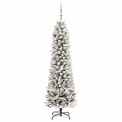 Mākslīgā Ziemassvētku Eglīte Su 300 Led Zaļš Un Balts 180 Cm Vidaxl