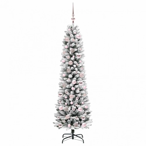 Mākslīgā Ziemassvētku Eglīte Su 300 Led Zaļš Un Balts 180 Cm Vidaxl