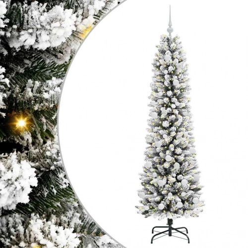 Mākslīgā Ziemassvētku Eglīte Su 300 Led Zaļš Un Balts 180 Cm Vidaxl