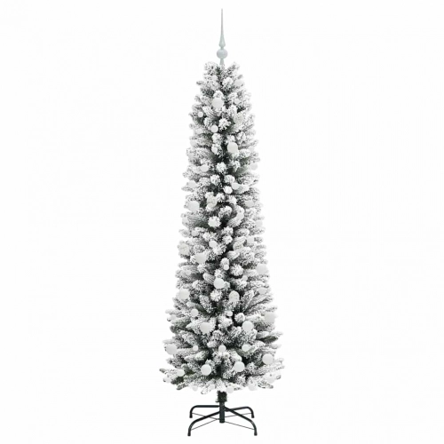 Mākslīgā Ziemassvētku Eglīte Su 300 Led Zaļš Un Balts 180 Cm Vidaxl