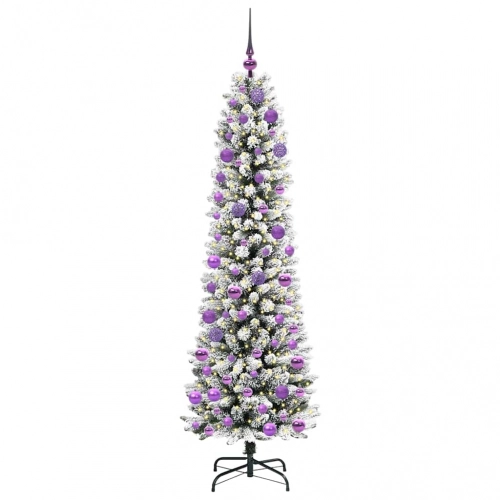 Mākslīgā Ziemassvētku Eglīte Su 300 Led Zaļš Un Balts 180 Cm Vidaxl