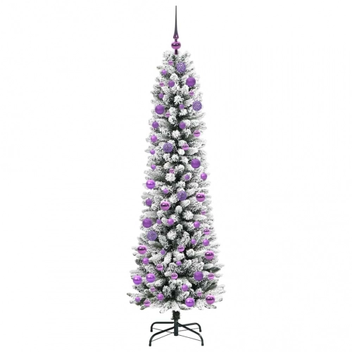 Mākslīgā Ziemassvētku Eglīte Su 300 Led Zaļš Un Balts 180 Cm Vidaxl
