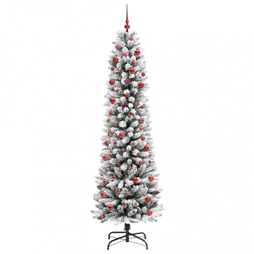 Mākslīgā Ziemassvētku Eglīte Su 300 Led Zaļš Un Balts 210 Cm Vidaxl
