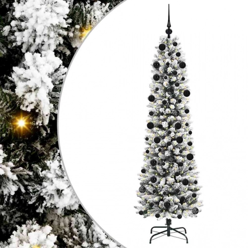 Mākslīgā Ziemassvētku Eglīte Su 300 Led Zaļš Un Balts 210 Cm Vidaxl