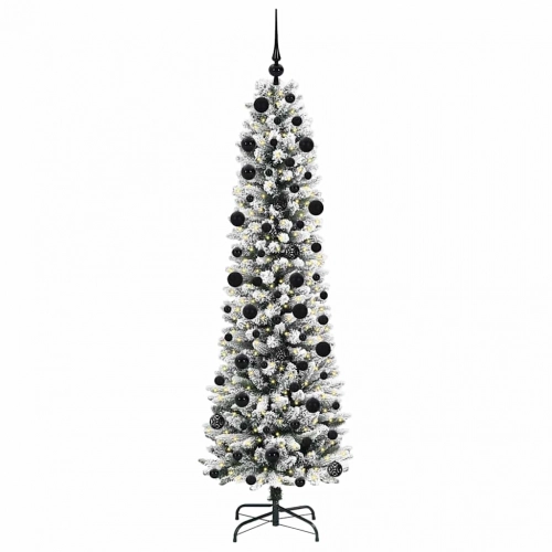 Mākslīgā Ziemassvētku Eglīte Su 300 Led Zaļš Un Balts 210 Cm Vidaxl