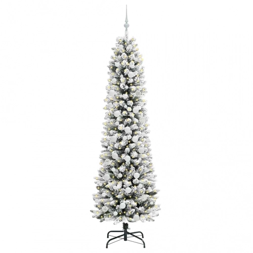 Mākslīgā Ziemassvētku Eglīte Su 300 Led Zaļš Un Balts 210 Cm Vidaxl