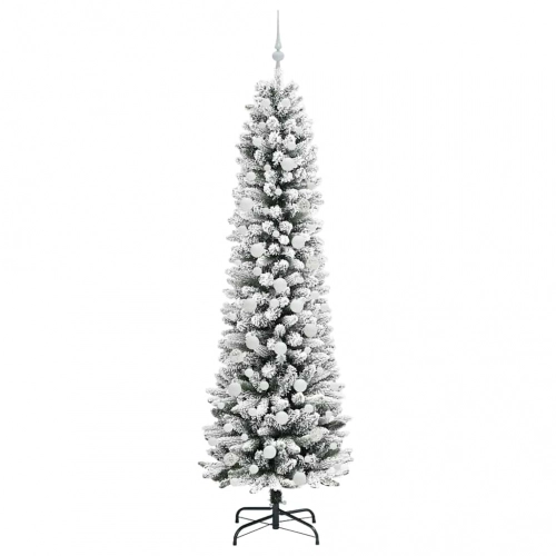 Mākslīgā Ziemassvētku Eglīte Su 300 Led Zaļš Un Balts 210 Cm Vidaxl