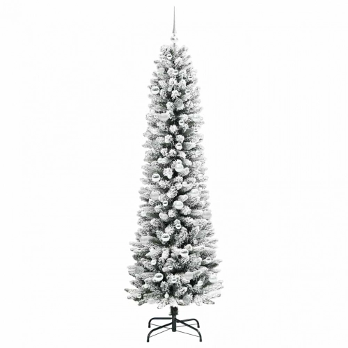 Mākslīgā Ziemassvētku Eglīte Su 300 Led Zaļš Un Balts 210 Cm Vidaxl