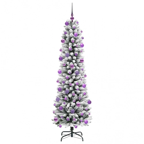Mākslīgā Ziemassvētku Eglīte Su 300 Led Zaļš Un Balts 210 Cm Vidaxl