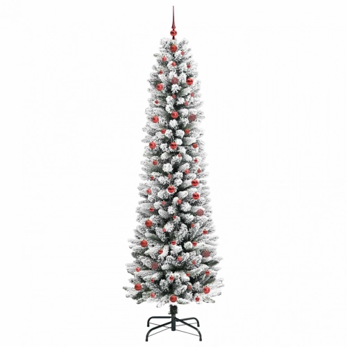 Mākslīgā Ziemassvētku Eglīte Su 300 Led Zaļš Un Balts 240 Cm Vidaxl
