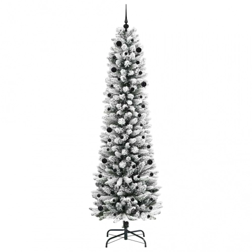 Mākslīgā Ziemassvētku Eglīte Su 300 Led Zaļš Un Balts 240 Cm Vidaxl