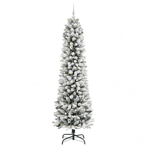 Mākslīgā Ziemassvētku Eglīte Su 300 Led Zaļš Un Balts 240 Cm Vidaxl