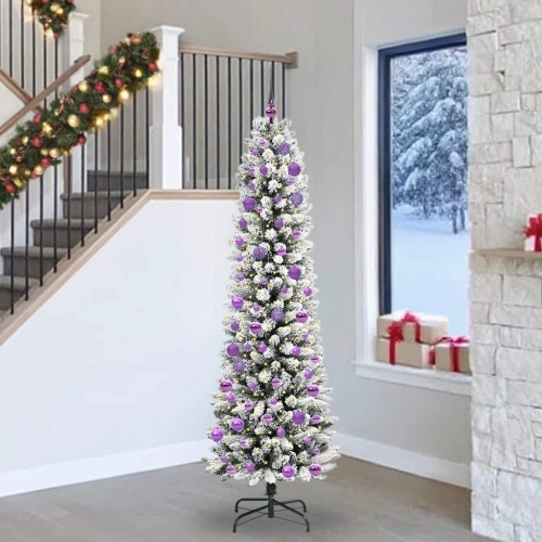 Mākslīgā Ziemassvētku Eglīte Su 300 Led Zaļš Un Balts 240 Cm Vidaxl