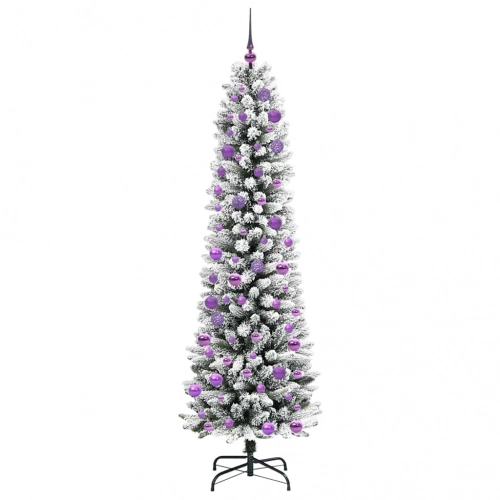 Mākslīgā Ziemassvētku Eglīte Su 300 Led Zaļš Un Balts 240 Cm Vidaxl