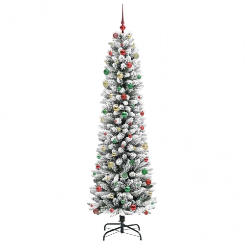 Mākslīgā Ziemassvētku Eglīte Su 300 Led Zaļš Un Balts 240 Cm Vidaxl