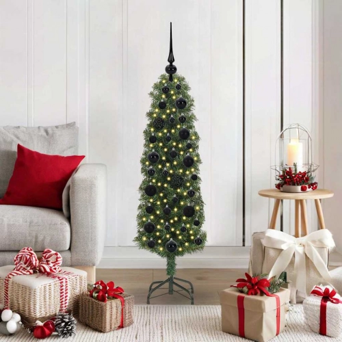 Mākslīgā Ziemassvētku Eglīte With Leds Zaļa 120 Cm Pvc Vidaxl