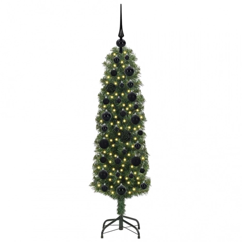 Mākslīgā Ziemassvētku Eglīte With Leds Zaļa 120 Cm Pvc Vidaxl