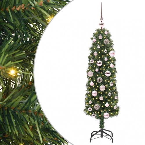Mākslīgā Ziemassvētku Eglīte With Leds Zaļa 120 Cm Pvc Vidaxl