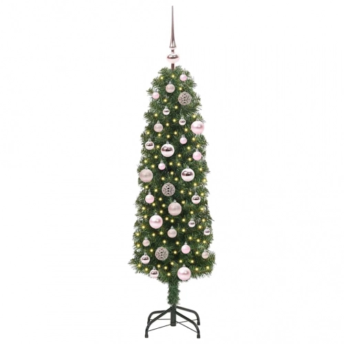 Mākslīgā Ziemassvētku Eglīte With Leds Zaļa 120 Cm Pvc Vidaxl