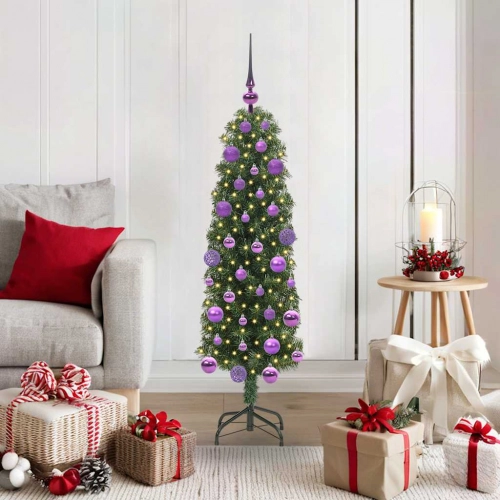 Mākslīgā Ziemassvētku Eglīte With Leds Zaļa 120 Cm Pvc Vidaxl