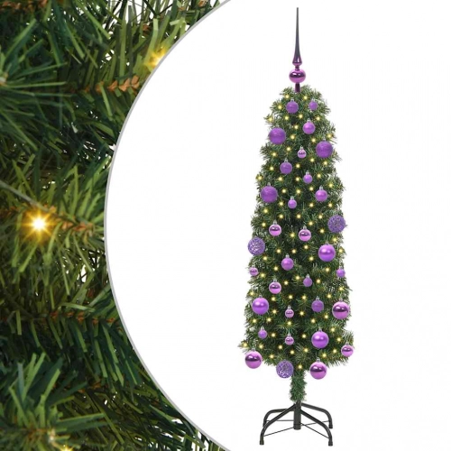 Mākslīgā Ziemassvētku Eglīte With Leds Zaļa 120 Cm Pvc Vidaxl
