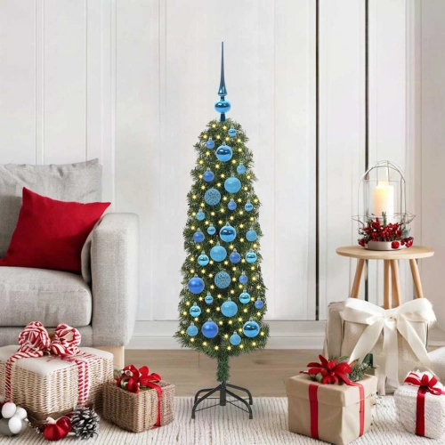 Mākslīgā Ziemassvētku Eglīte With Leds Zaļa 120 Cm Pvc Vidaxl