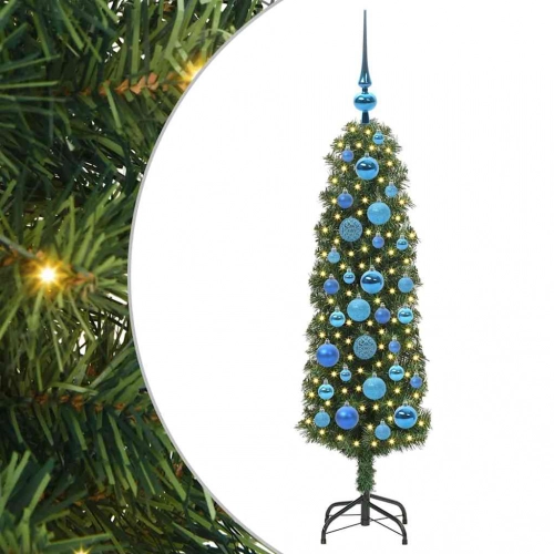 Mākslīgā Ziemassvētku Eglīte With Leds Zaļa 120 Cm Pvc Vidaxl