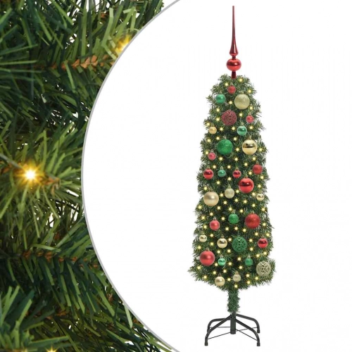 Mākslīgā Ziemassvētku Eglīte With Leds Zaļa 120 Cm Pvc Vidaxl