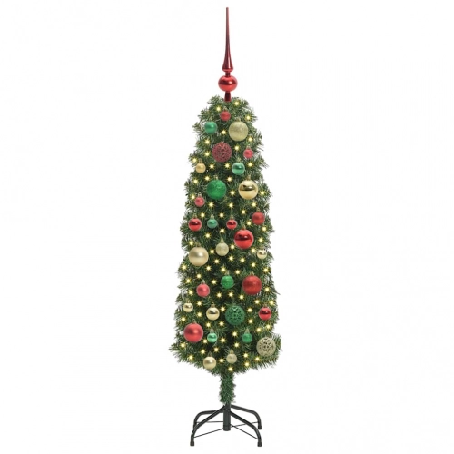 Mākslīgā Ziemassvētku Eglīte With Leds Zaļa 120 Cm Pvc Vidaxl