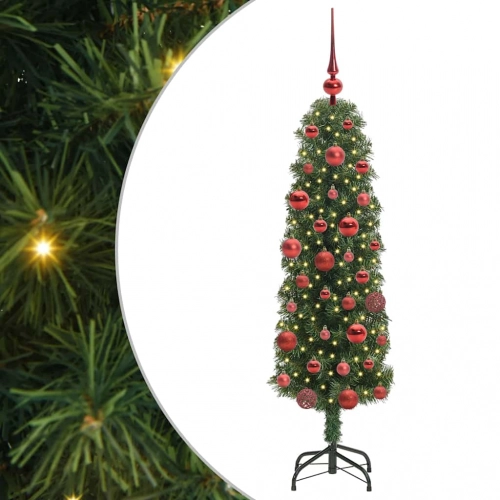 Mākslīgā Ziemassvētku Eglīte With Leds Zaļa 150 Cm Pvc Vidaxl