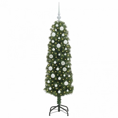 Mākslīgā Ziemassvētku Eglīte With Leds Zaļa 150 Cm Pvc Vidaxl
