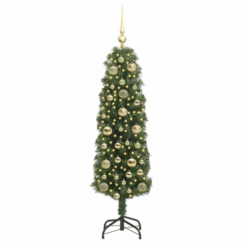 Mākslīgā Ziemassvētku Eglīte With Leds Zaļa 150 Cm Pvc Vidaxl
